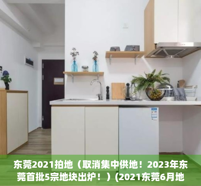 东莞2021拍地（取消集中供地！2023年东莞首批5宗地块出炉！）(2021东莞6月地块出让)