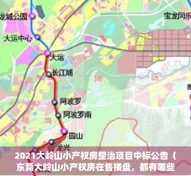 2021大岭山小产权房整治项目中标公告（东莞大岭山小产权房在售楼盘，都有哪些值得推荐？）