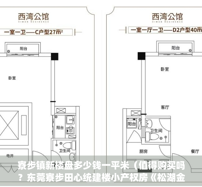 寮步镇新楼盘多少钱一平米（值得购买吗？东莞寮步田心统建楼小产权房《松湖金湾》均价：4200㎡出售，寮步镇区中心地段集资房 无敌采光 名校为邻 70年产权）