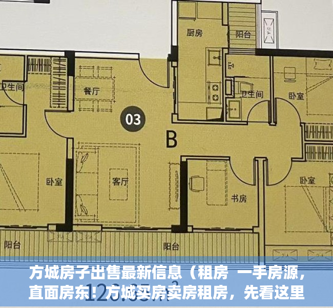 方城房子出售最新信息（租房  一手房源，直面房东！方城买房卖房租房，先看这里！）