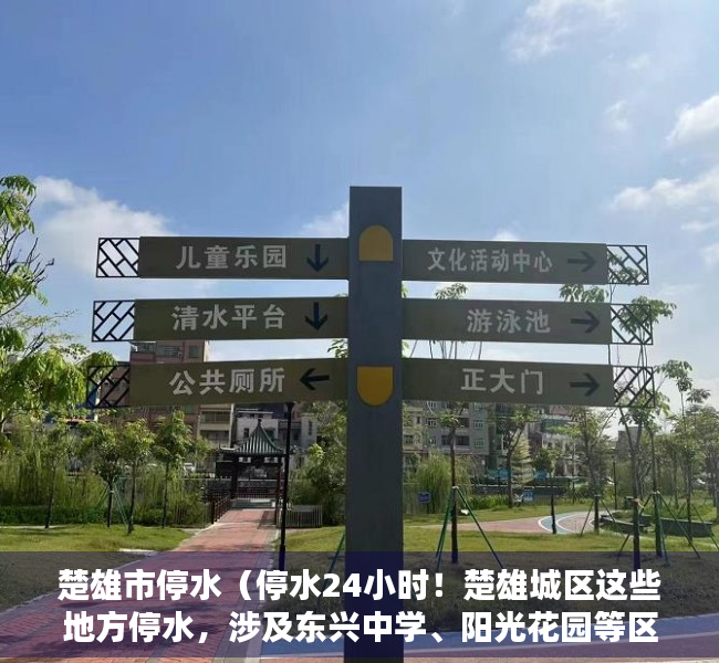 楚雄市停水（停水24小时！楚雄城区这些地方停水，涉及东兴中学、阳光花园等区域）