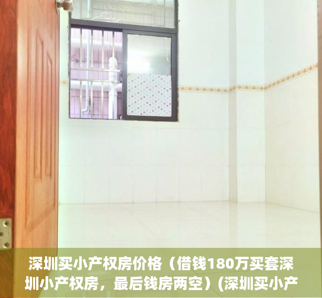 深圳买小产权房价格（借钱180万买套深圳小产权房，最后钱房两空）(深圳买小产权房出售2021)