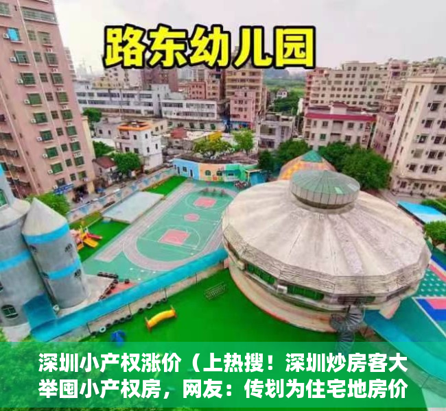 深圳小产权涨价（上热搜！深圳炒房客大举囤小产权房，网友：传划为住宅地房价疯涨）