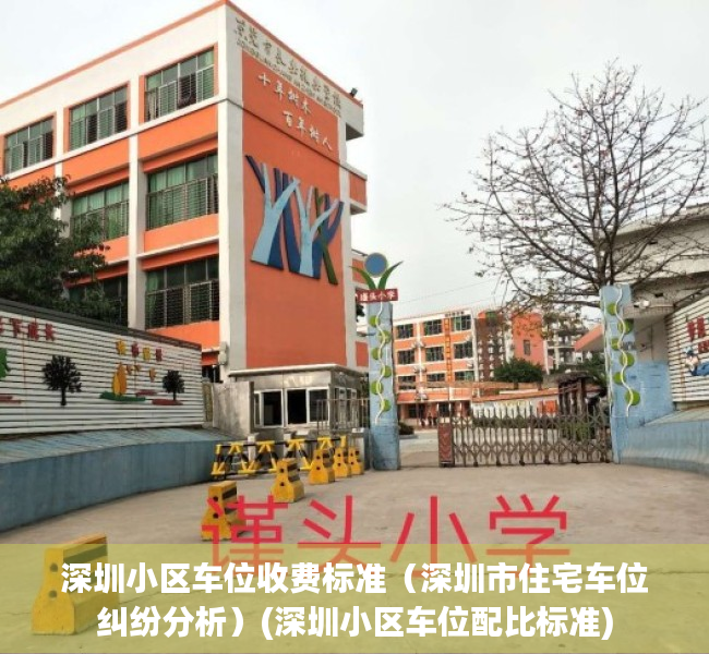 深圳小区车位收费标准（深圳市住宅车位纠纷分析）(深圳小区车位配比标准)