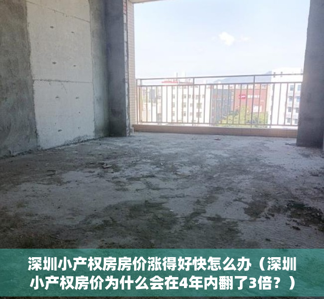 深圳小产权房房价涨得好快怎么办（深圳小产权房价为什么会在4年内翻了3倍？）