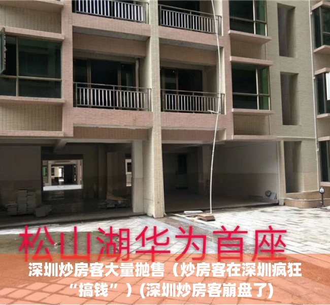 深圳炒房客大量抛售（炒房客在深圳疯狂“搞钱”）(深圳炒房客崩盘了)