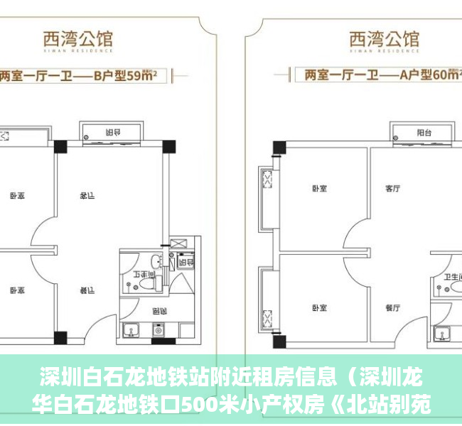 深圳白石龙地铁站附近租房信息（深圳龙华白石龙地铁口500米小产权房《北站别苑》深圳北站新楼盘， 明厨明卫，停车无忧！ 深圳外国语学校玉龙学校东兴学校，民乐小学）