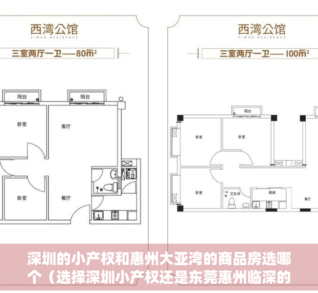 深圳的小产权和惠州大亚湾的商品房选哪个（选择深圳小产权还是东莞惠州临深的房子好呢？）