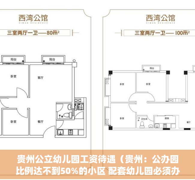 贵州公立幼儿园工资待遇（贵州：公办园比例达不到50%的小区 配套幼儿园必须办成公办园）