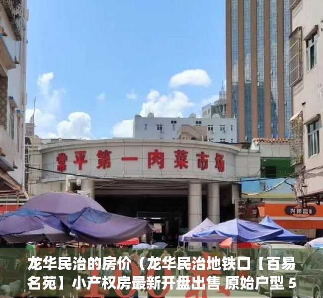 龙华民治的房价（龙华民治地铁口【百易名苑】小产权房最新开盘出售 原始户型 558万套起）