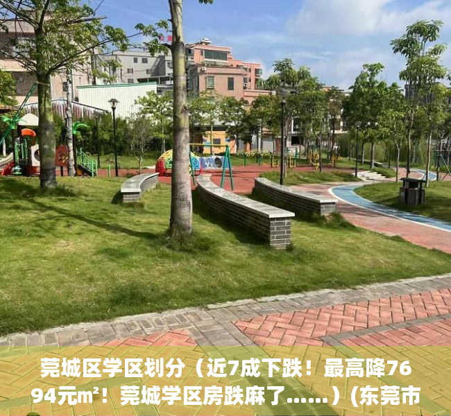 莞城区学区划分（近7成下跌！最高降7694元㎡！莞城学区房跌麻了……）(东莞市莞城区学区房)