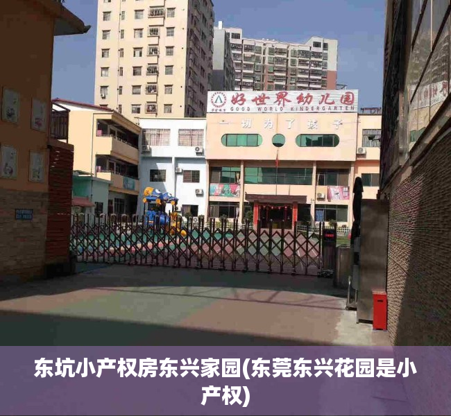 东坑小产权房东兴家园(东莞东兴花园是小产权)