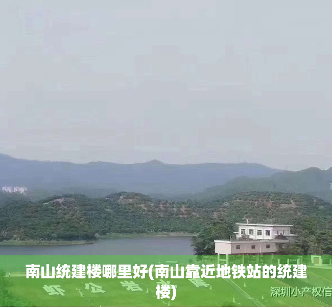 南山统建楼哪里好(南山靠近地铁站的统建楼)