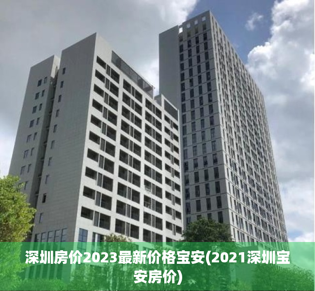 深圳房价2023最新价格宝安(2021深圳宝安房价)