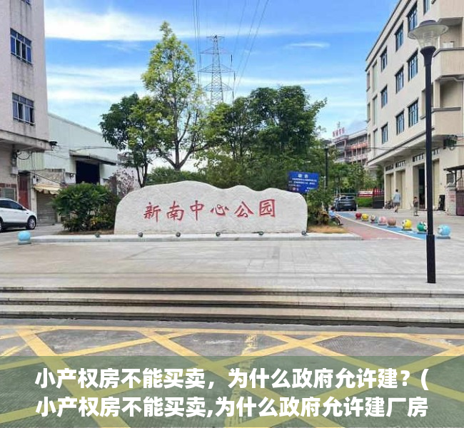 小产权房不能买卖，为什么政府允许建？(小产权房不能买卖,为什么政府允许建厂房)