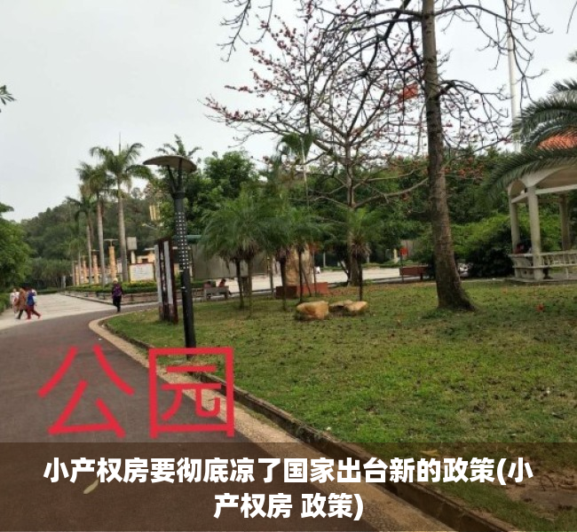 小产权房要彻底凉了国家出台新的政策(小产权房 政策)