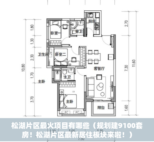 松湖片区最火项目有哪些（规划建9100套房！松湖片区最新居住板块来啦！）