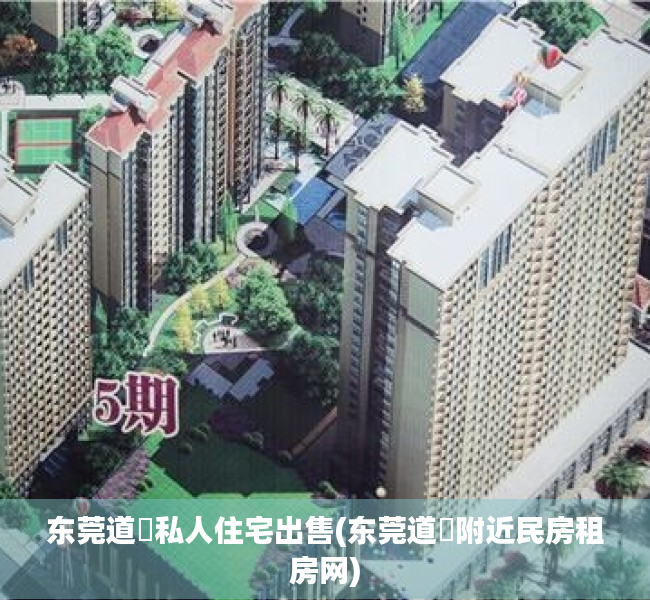 东莞道滘私人住宅出售(东莞道滘附近民房租房网)