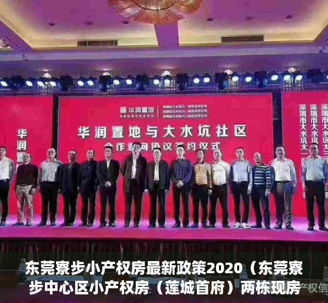 东莞寮步小产权房最新政策2020（东莞寮步中心区小产权房（莲城首府）两栋现房 永久产权 两房238万 三房338万套）