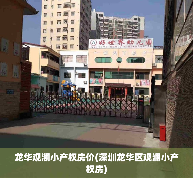 龙华观澜小产权房价(深圳龙华区观澜小产权房)