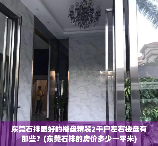 东莞石排最好的楼盘精装2千户左右楼盘有那些？(东莞石排的房价多少一平米)