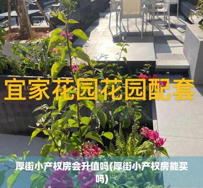 厚街小产权房会升值吗(厚街小产权房能买吗)