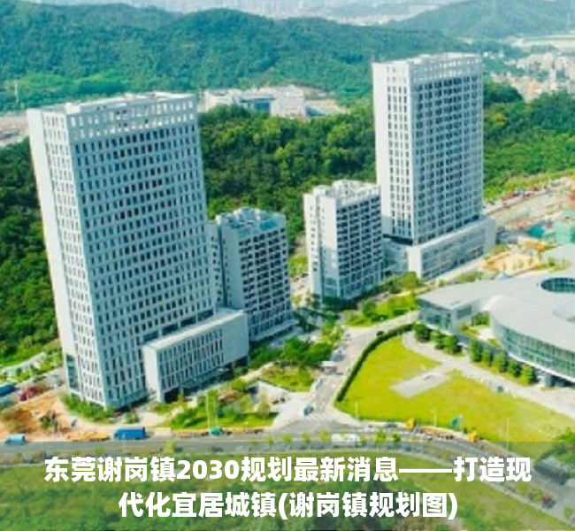 东莞谢岗镇2030规划最新消息——打造现代化宜居城镇(谢岗镇规划图)