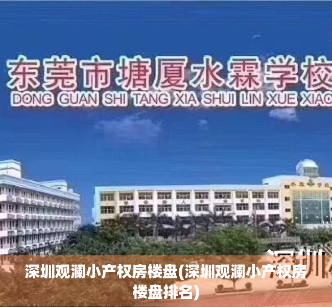 深圳观澜小产权房楼盘(深圳观澜小产权房楼盘排名)