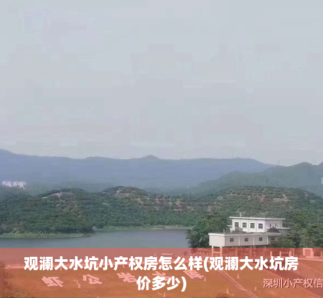 观澜大水坑小产权房怎么样(观澜大水坑房价多少)