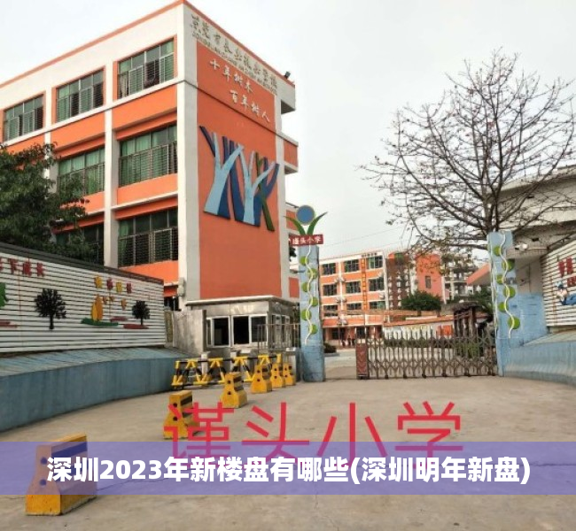 深圳2023年新楼盘有哪些(深圳明年新盘)