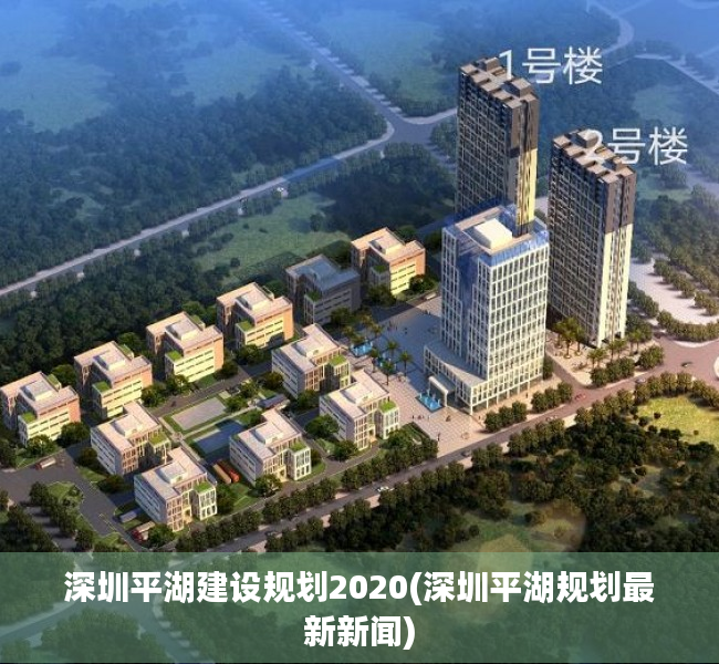 深圳平湖建设规划2020(深圳平湖规划最新新闻)