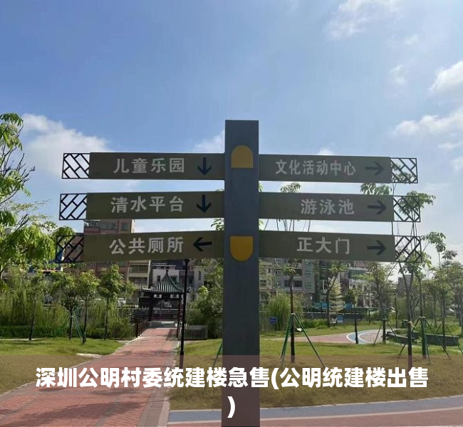 深圳公明村委统建楼急售(公明统建楼出售)