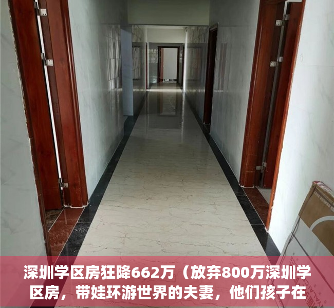 深圳学区房狂降662万（放弃800万深圳学区房，带娃环游世界的夫妻，他们孩子在这上学了）