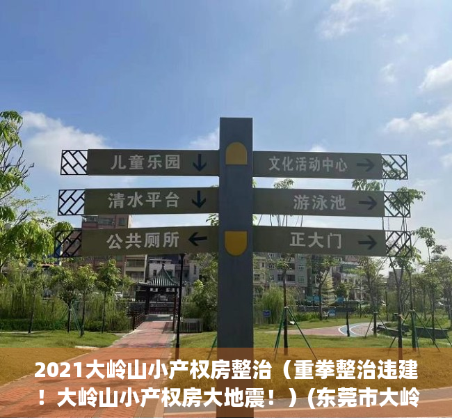 2021大岭山小产权房整治（重拳整治违建！大岭山小产权房大地震！）(东莞市大岭山有哪些小产权房值得购买?)