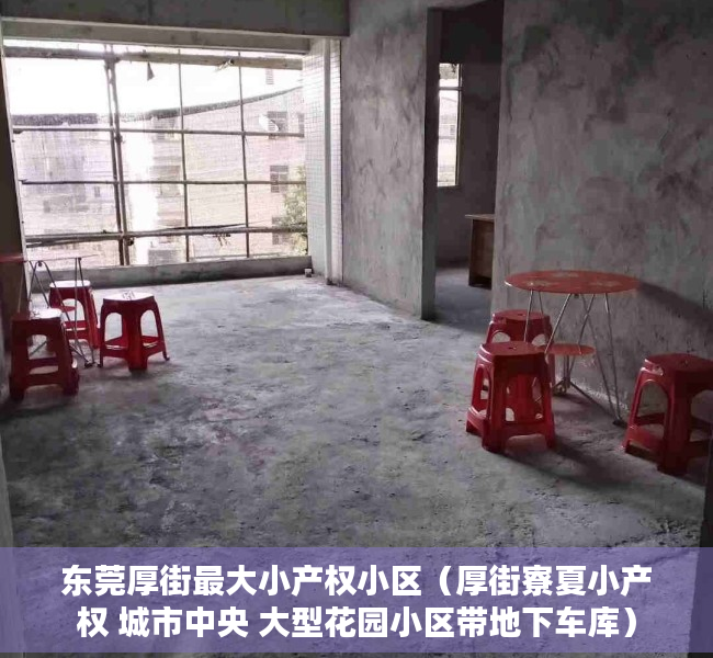 东莞厚街最大小产权小区（厚街寮夏小产权 城市中央 大型花园小区带地下车库）