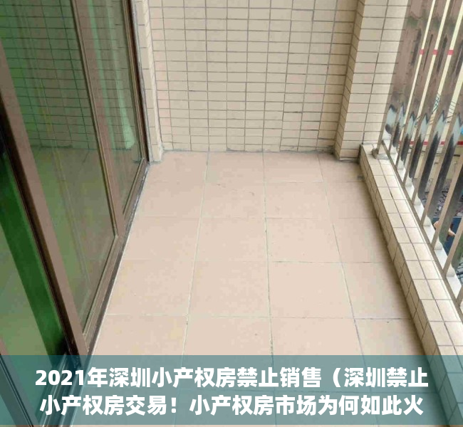 2021年深圳小产权房禁止销售（深圳禁止小产权房交易！小产权房市场为何如此火热？）