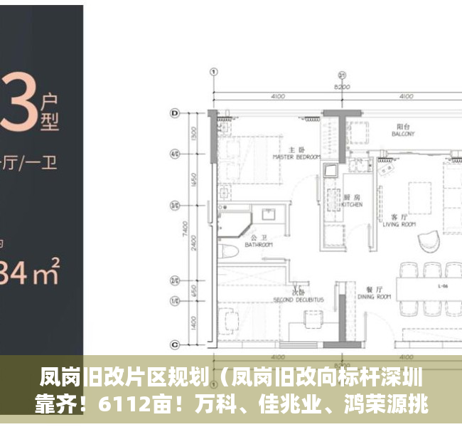 凤岗旧改片区规划（凤岗旧改向标杆深圳靠齐！6112亩！万科、佳兆业、鸿荣源挑大梁）