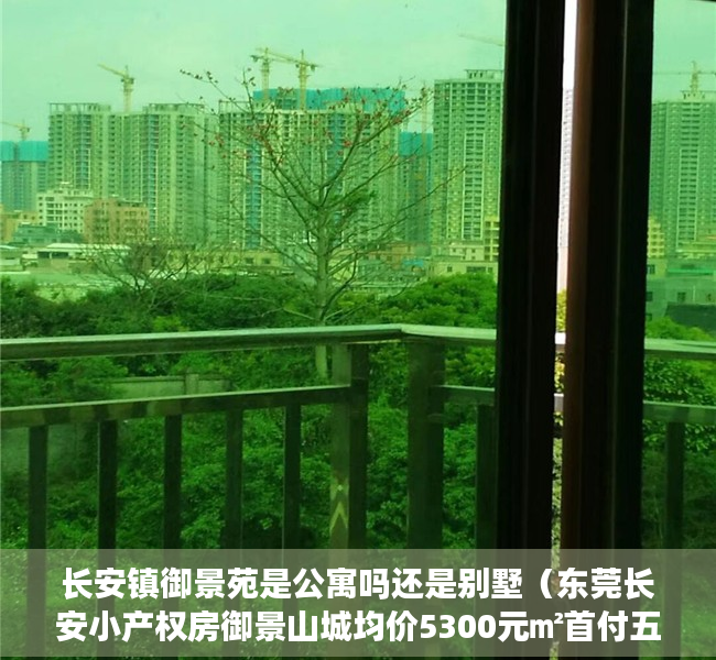 长安镇御景苑是公寓吗还是别墅（东莞长安小产权房御景山城均价5300元㎡首付五成）