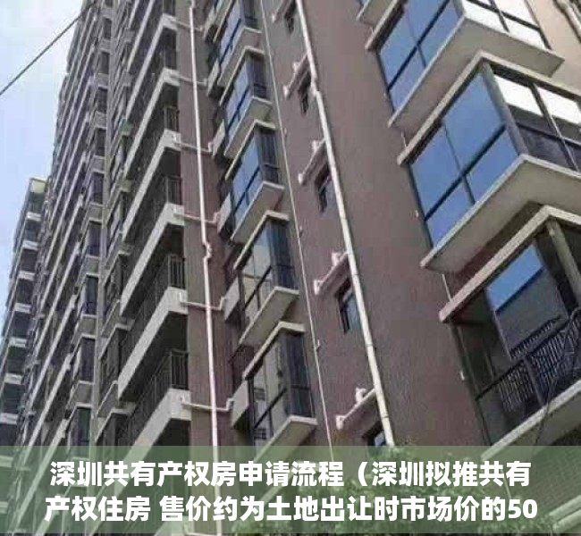 深圳共有产权房申请流程（深圳拟推共有产权住房 售价约为土地出让时市场价的50%）