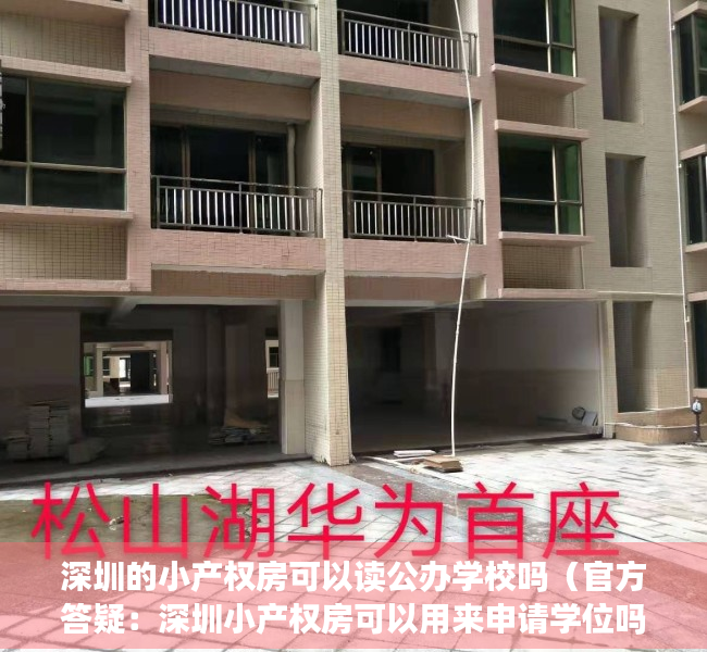 深圳的小产权房可以读公办学校吗（官方答疑：深圳小产权房可以用来申请学位吗？如何准备材料？）