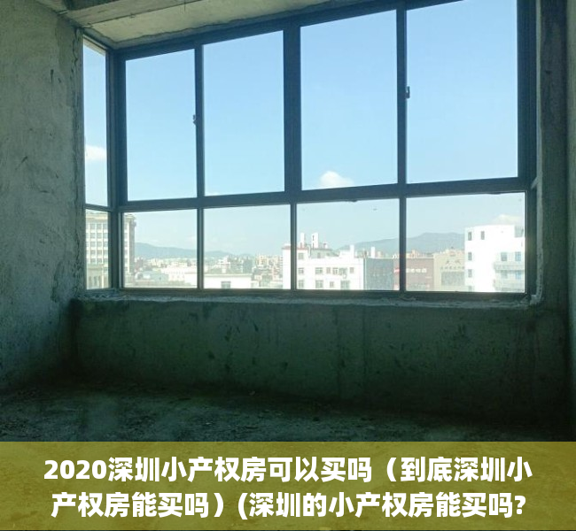 2020深圳小产权房可以买吗（到底深圳小产权房能买吗）(深圳的小产权房能买吗?)