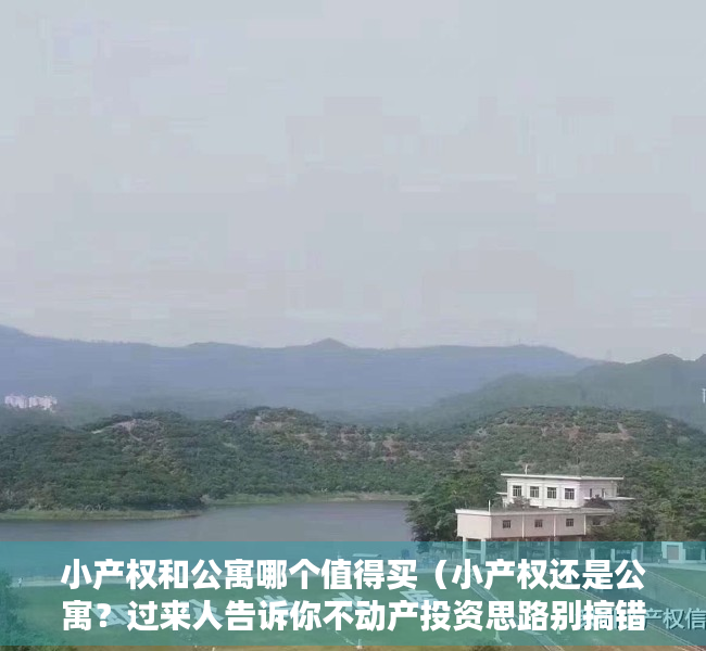 小产权和公寓哪个值得买（小产权还是公寓？过来人告诉你不动产投资思路别搞错）