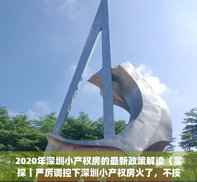 2020年深圳小产权房的最新政策解读（实探丨严厉调控下深圳小产权房火了，不按面积按套卖，涨幅大风险也大！）