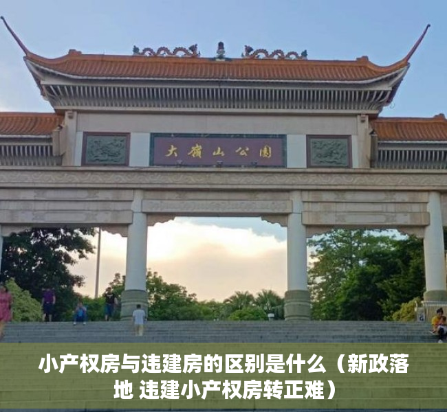 小产权房与违建房的区别是什么（新政落地 违建小产权房转正难）