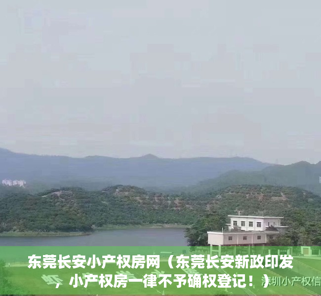 东莞长安小产权房网（东莞长安新政印发，小产权房一律不予确权登记！）