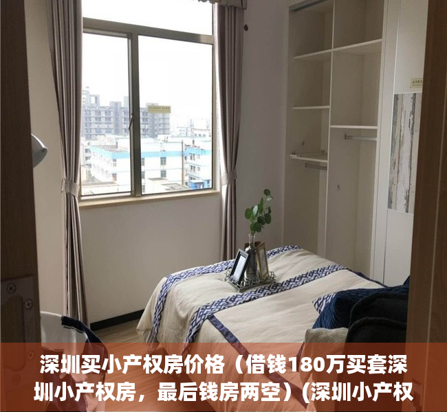 深圳买小产权房价格（借钱180万买套深圳小产权房，最后钱房两空）(深圳小产权房买房条件)