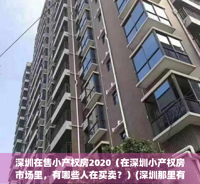 深圳在售小产权房2020（在深圳小产权房市场里，有哪些人在买卖？）(深圳那里有小产权买)